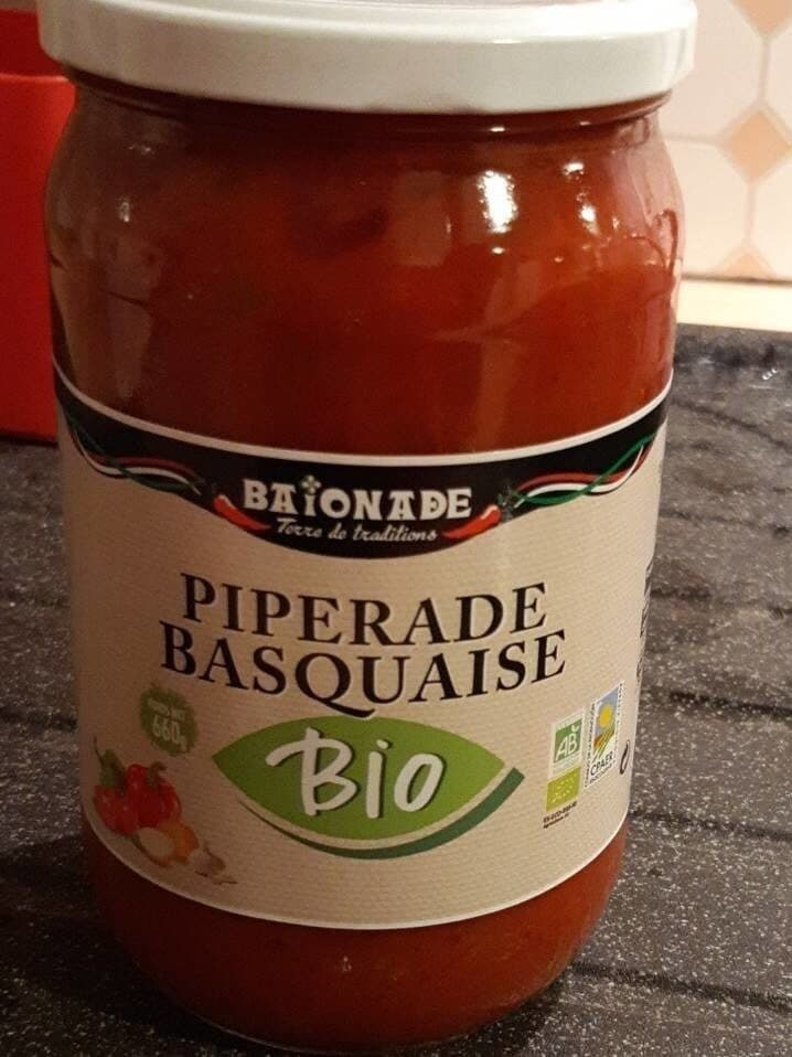 Baionade Pipérade basquaise bio packshot