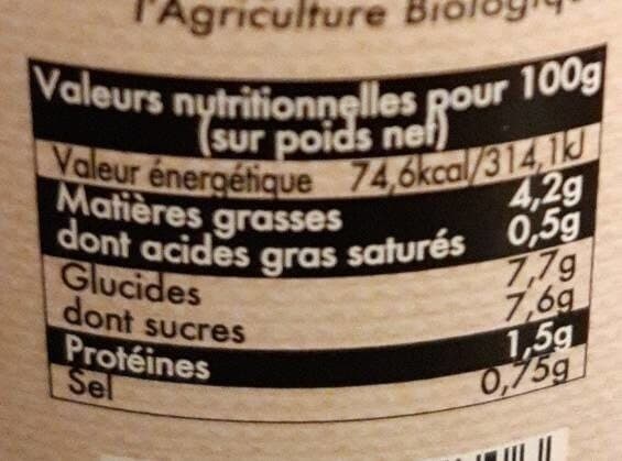 Baionade Pipérade basquaise bio packshot