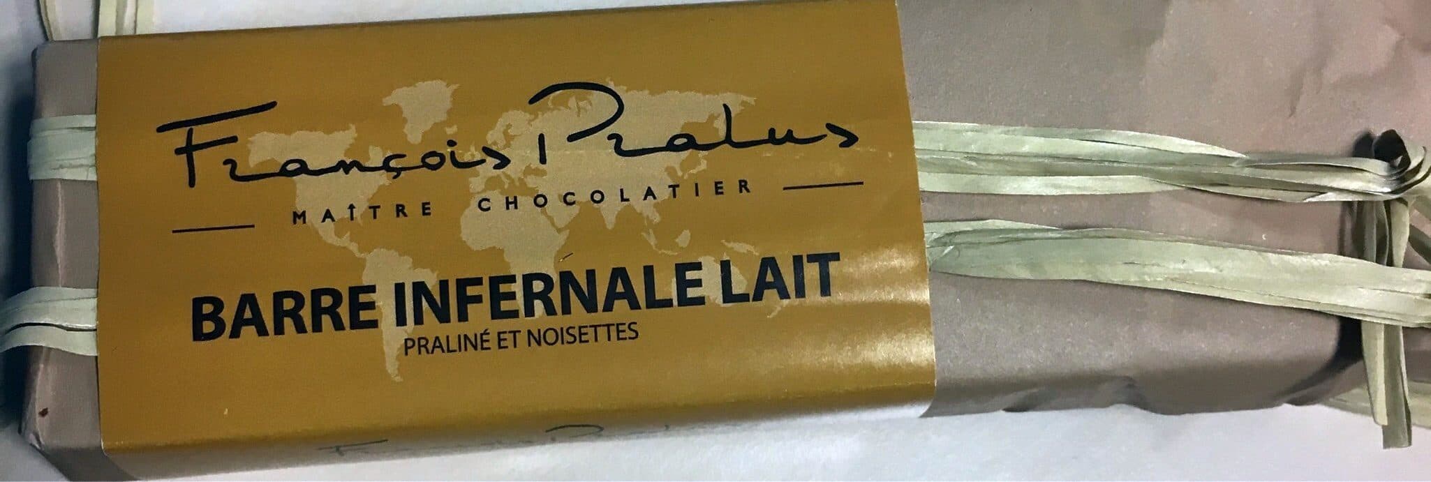 Francois pralus Barre Infernale Lait - Praliné Et Noisettes packshot