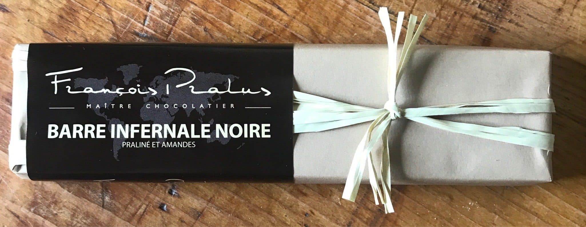 Francois pralus Barre Infernale Noire - Praliné Et Amandes packshot