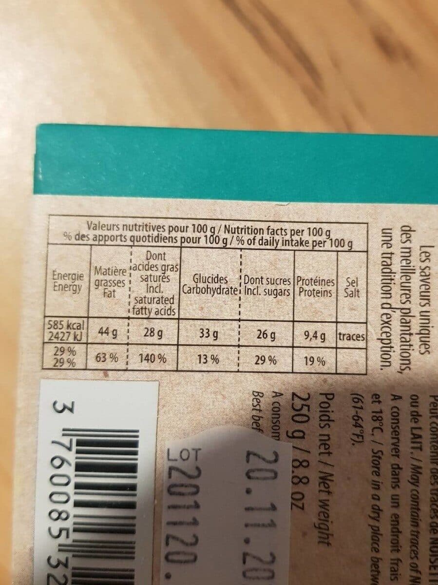 François Pralus Pyramide biologique packshot