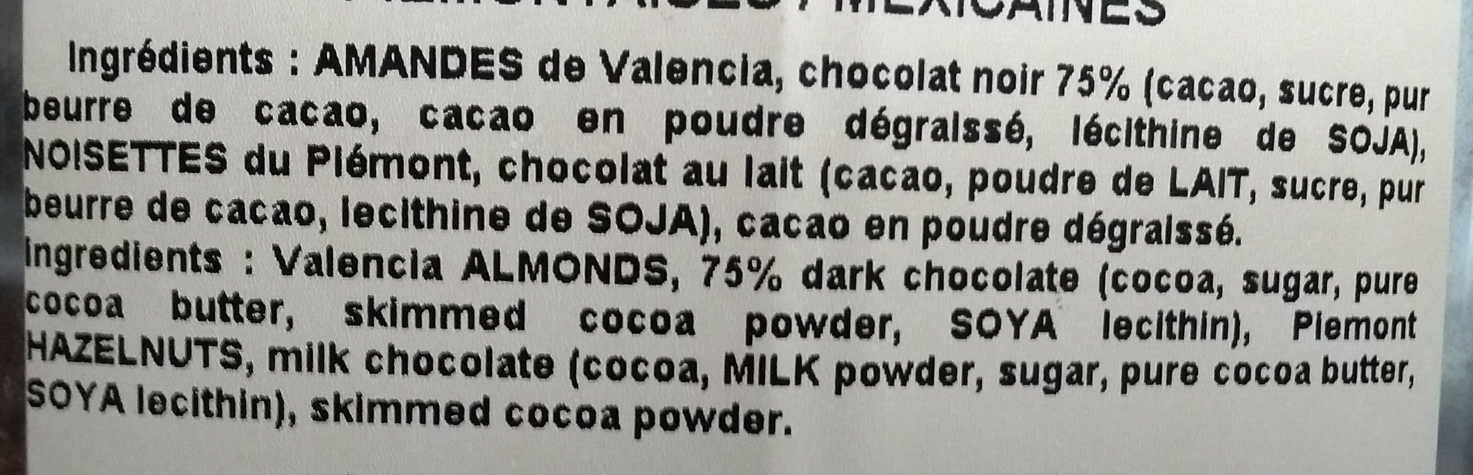 François Pralus Chocolats piemontaises mexicaines packshot