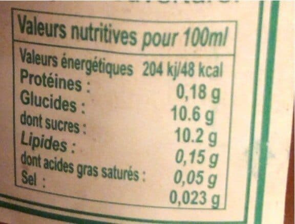 Open Food Facts Jus Pomme packshot