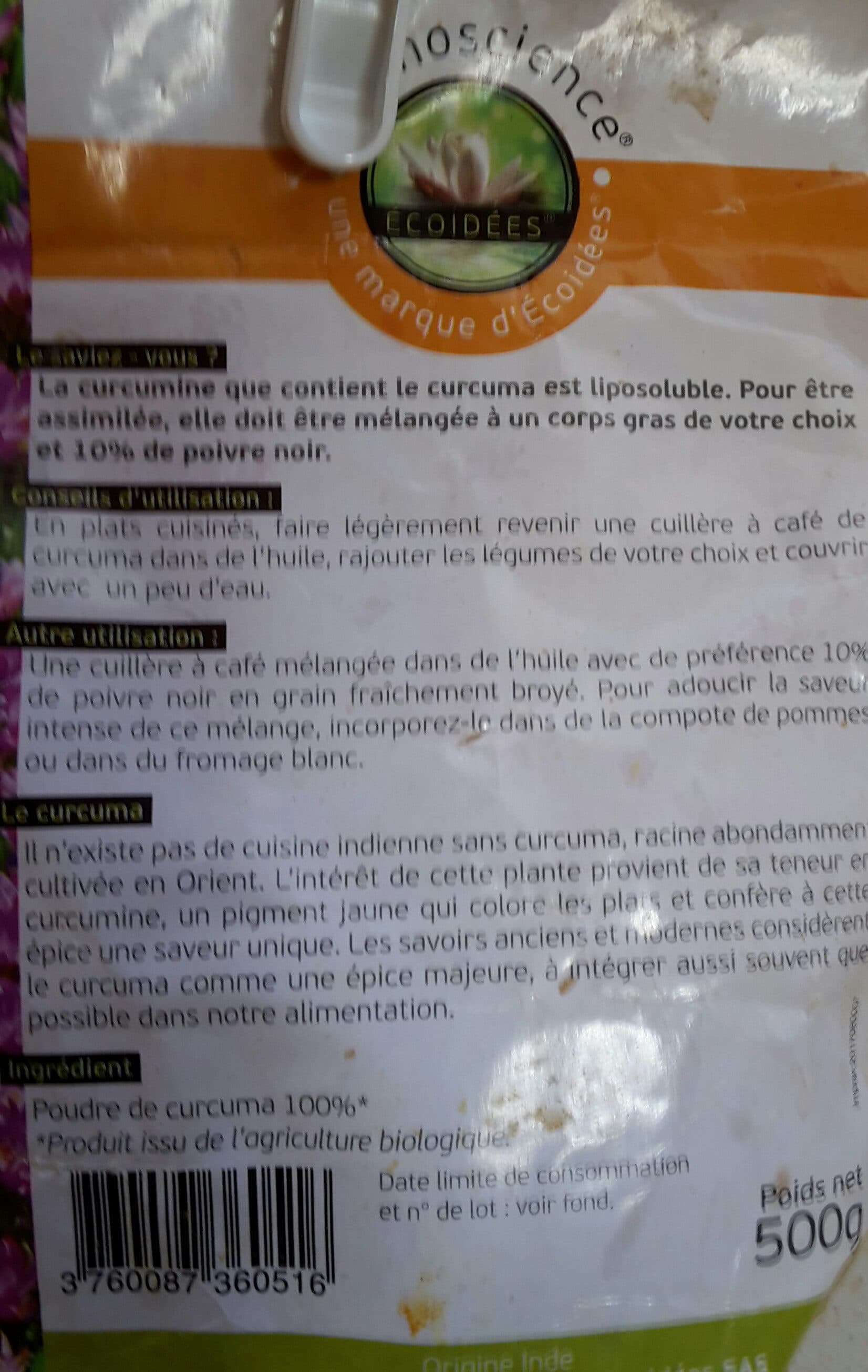 Ecoidées Curcuma packshot