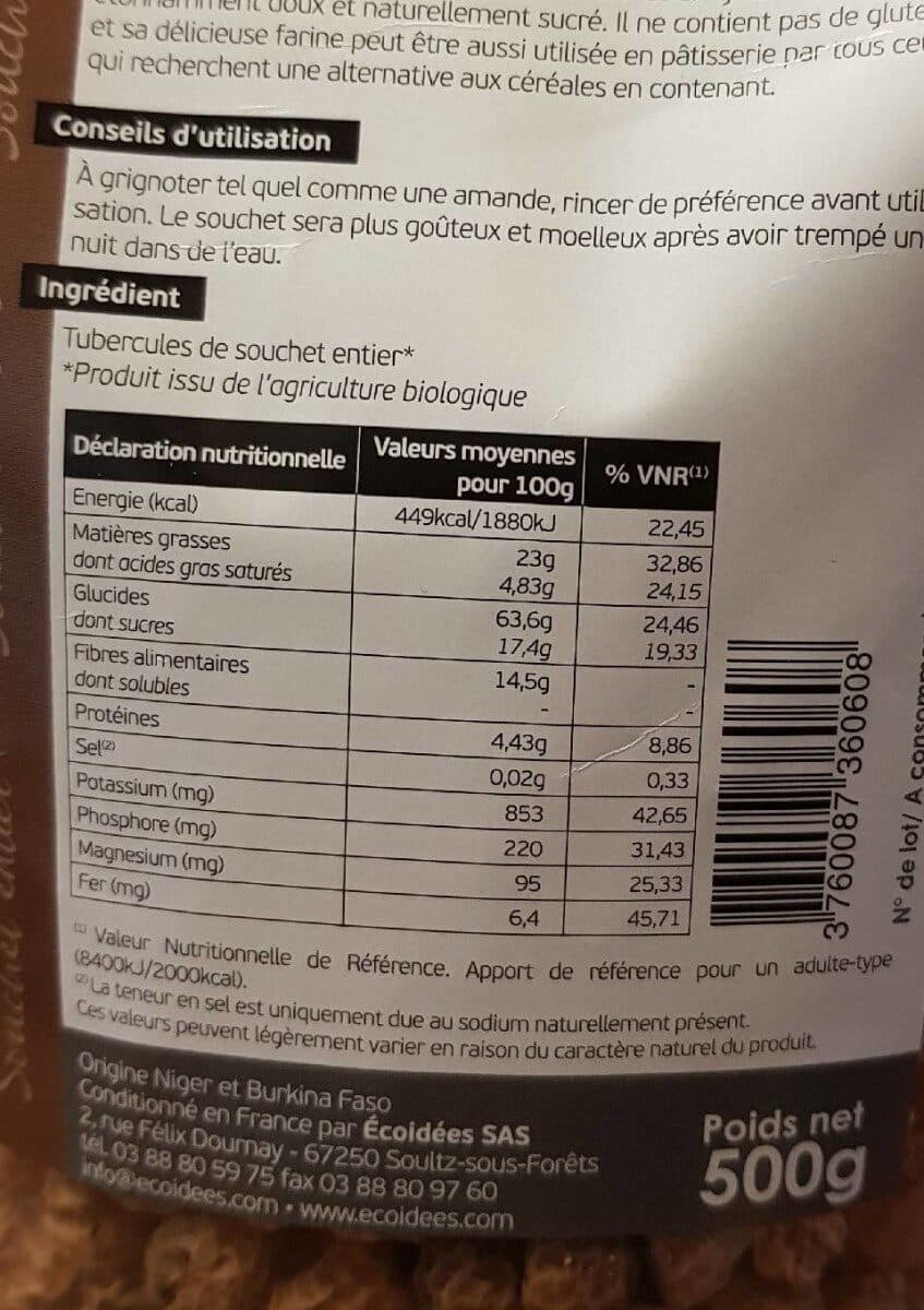 BIOSAGESSE Souchet entier BIO & EQUITABLE - sachet packshot