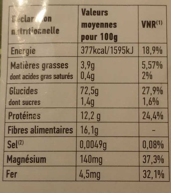 BIOSAGESSE Farine de millet brun packshot