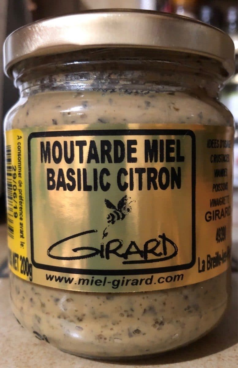 Open Food Facts Moutarde miel basilic citron packshot