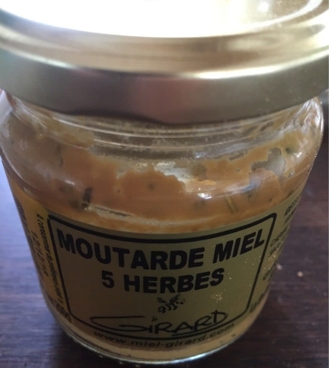 Open Food Facts Moutarde miel et 5 herbes packshot