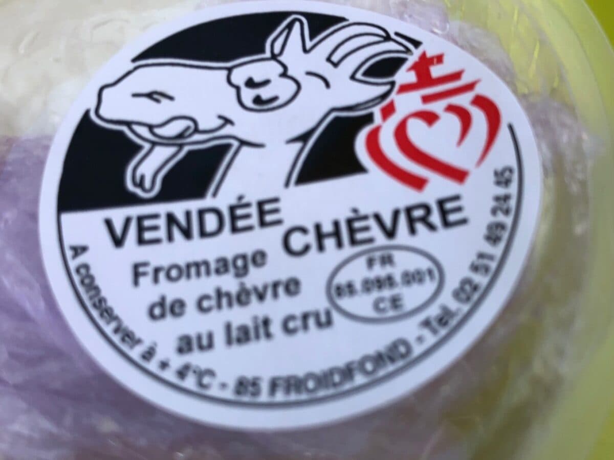 Open Food Facts Fromage frais de chevre au lait cru VENDEE CHEVRE, 19%MG packshot