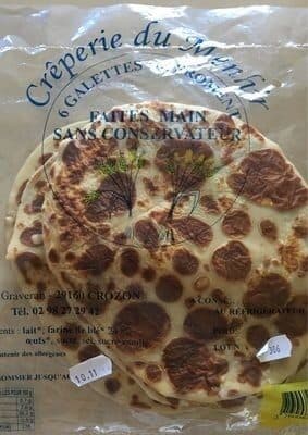 Crépérie du Menhir Galettes de froment packshot