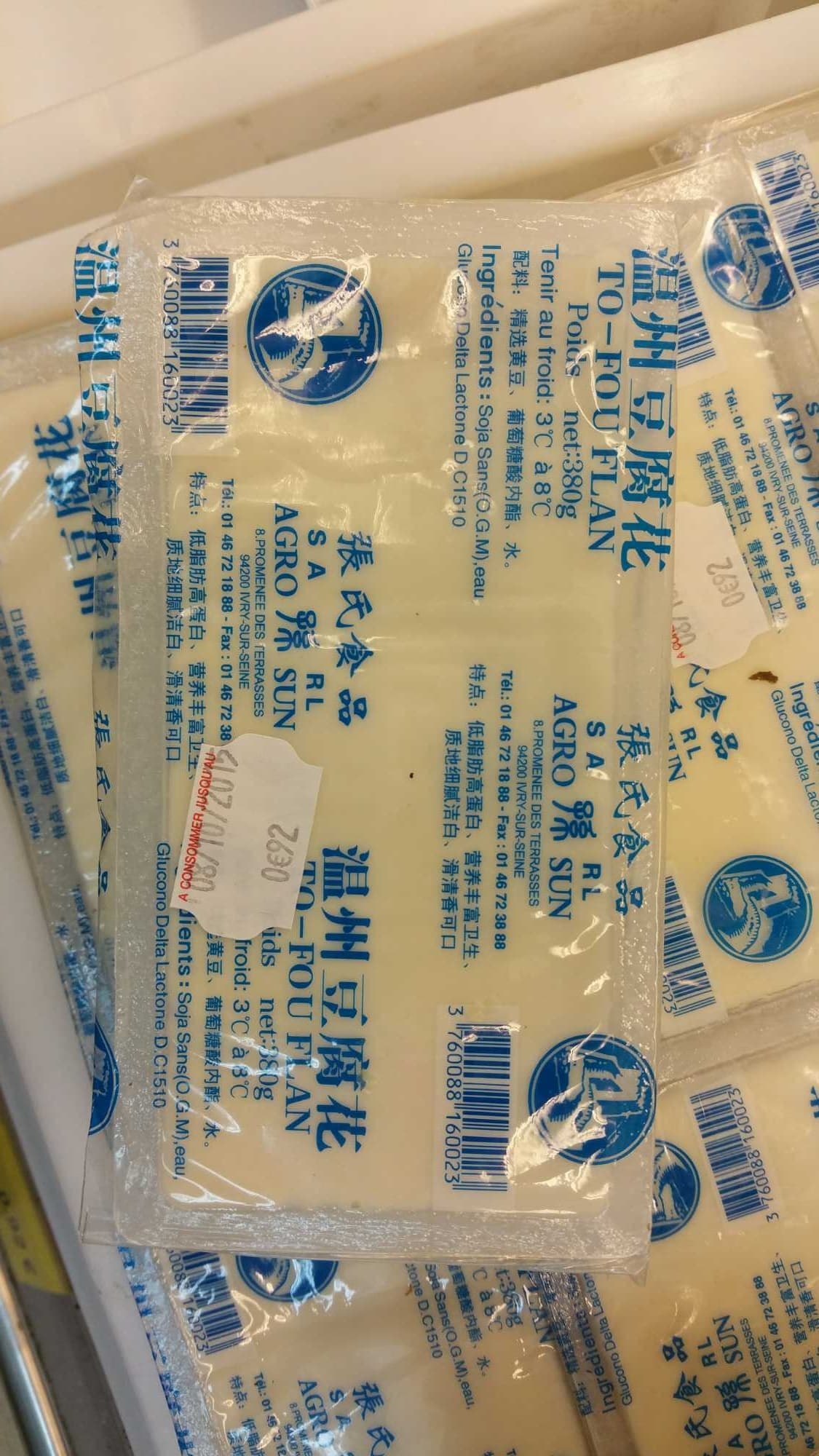 Agro Sun To-fou flan packshot