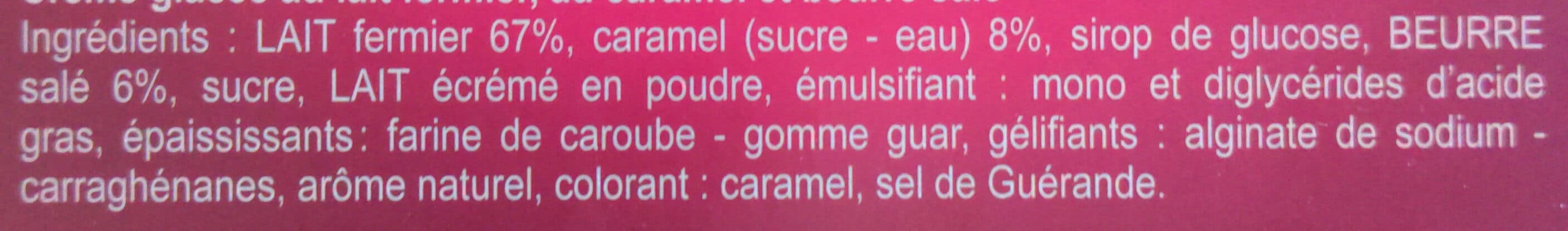 Terres Bleues Crème glacée au caramel au beurre salé packshot