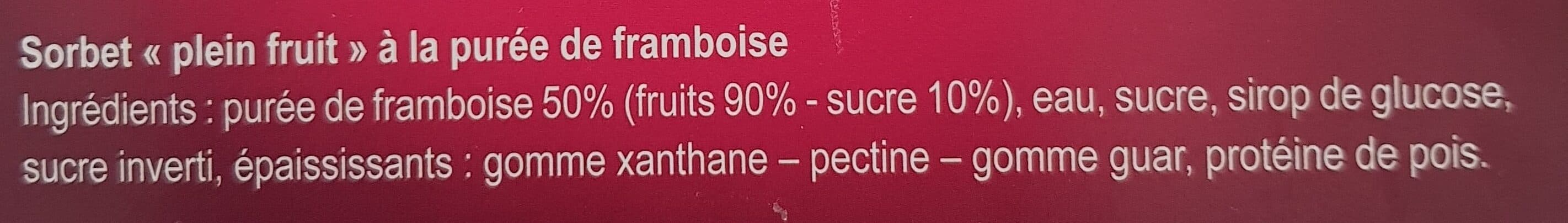 Terres Bleues Sorbet framboise packshot