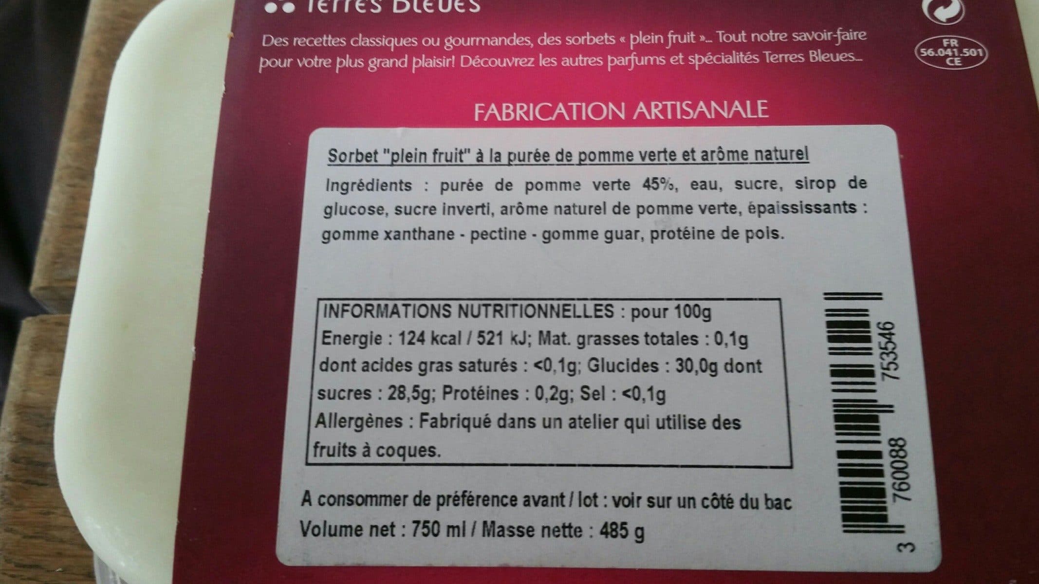 Terres Bleues Glace packshot