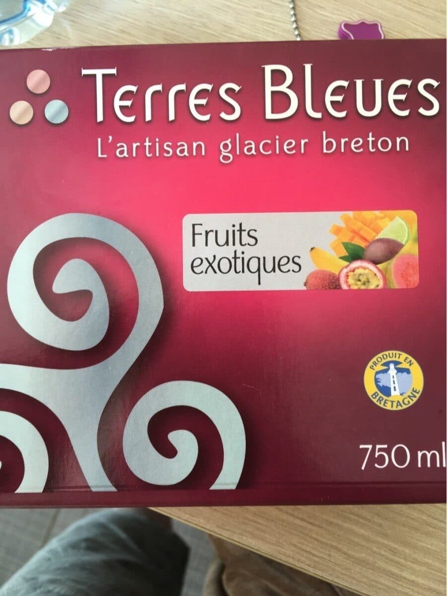 Terres Bleues Sorbet fruits exotiques packshot