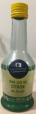 La Cuisine Du Poissonnier Pur jus de citron de Sicile packshot
