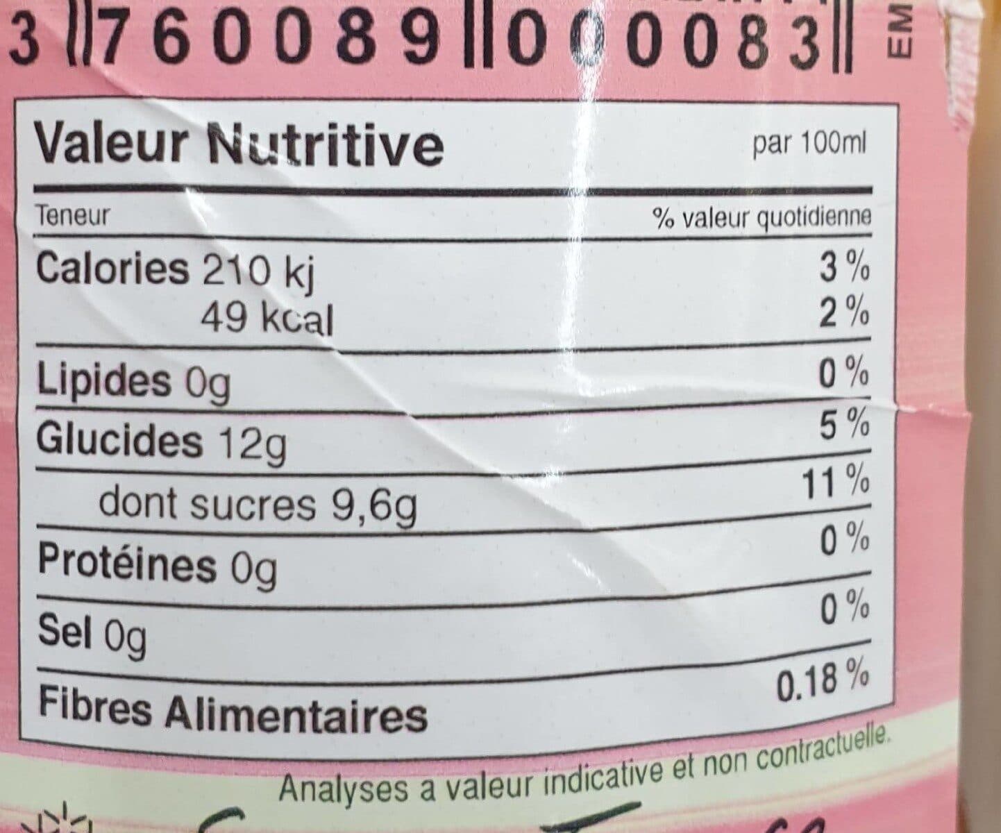 Open Food Facts Les Rives de l'Aveyron pomme poire pétillant sans alcool75c packshot