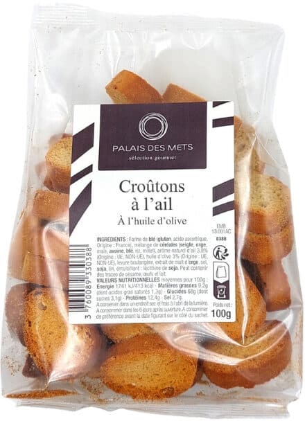 Palais des Mets Croûtons à l'ail packshot