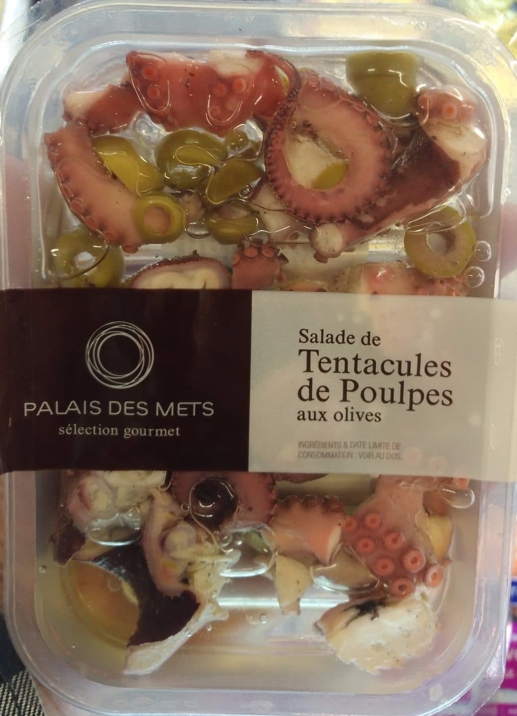 Palais des Mets Salade de Tentacules de Poulpes aux olives packshot