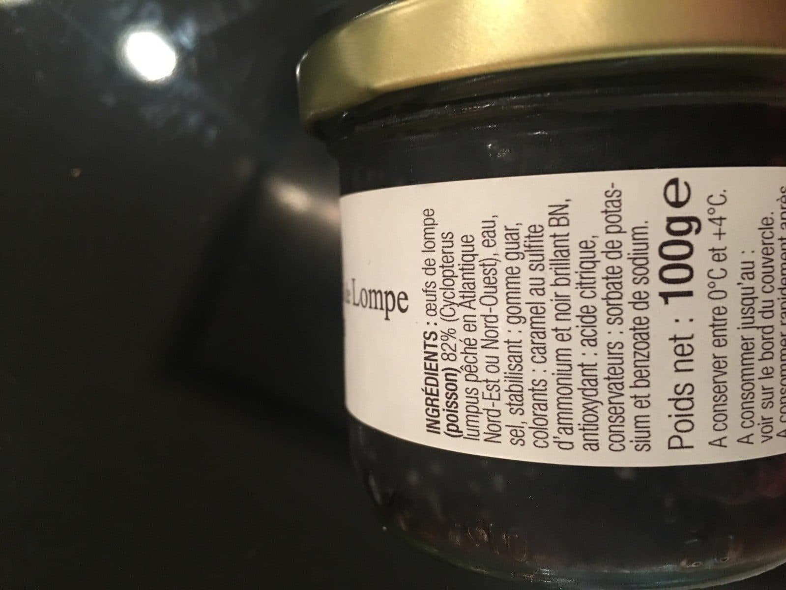 Palais Des Mets Oeufs de lompe noirs packshot