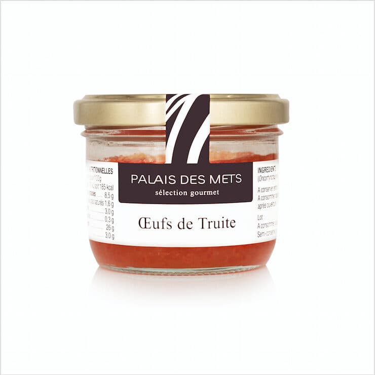 Palais des Mets Œufs de truite packshot