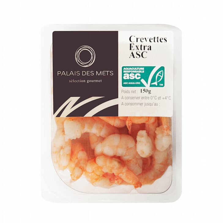 Palais des Mets Crevette extra ASC packshot