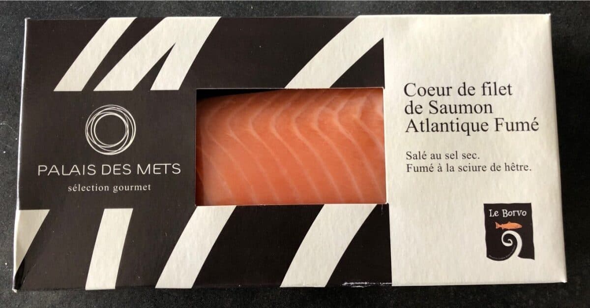 Palais Des Mets Coeur de filet de saumon atlantique fumé packshot