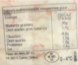Palais des Mets Salade chair poisson crabe packshot