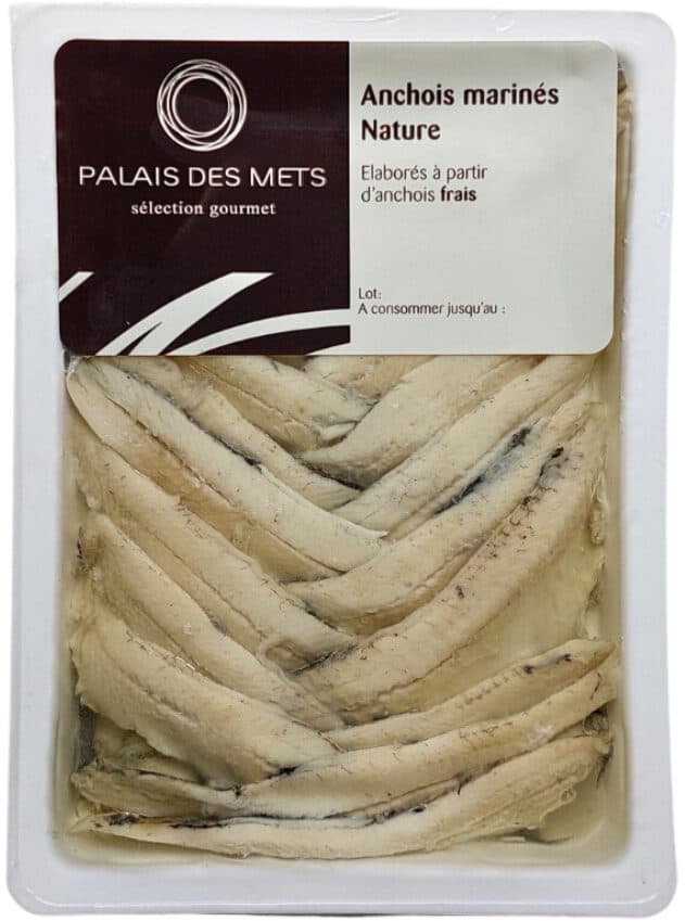 Palais des mets Anchois marinés nature packshot
