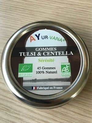 ayur-VANA Boite De 100 g - Tulsi - Centella Gommes Bio packshot