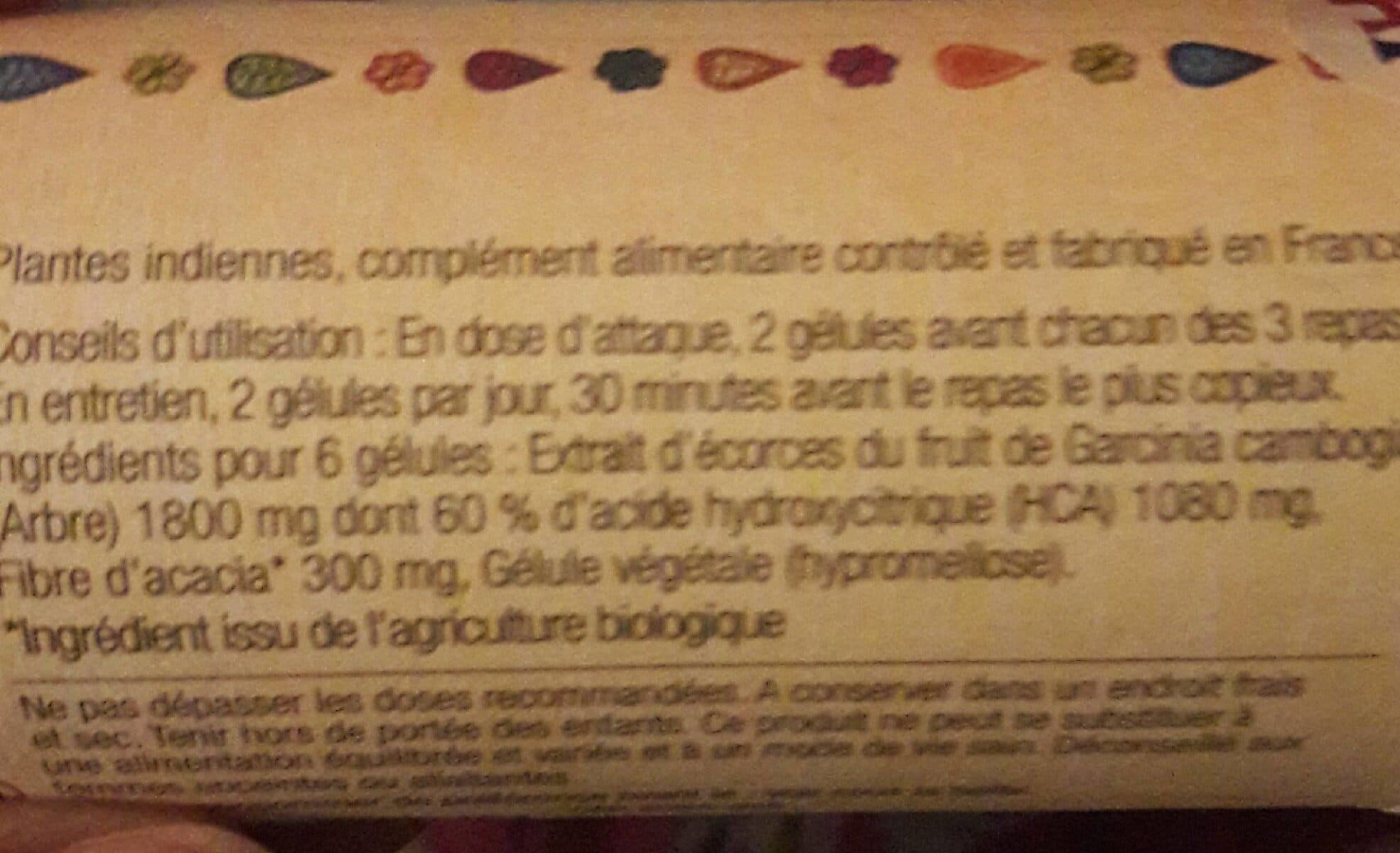 Open Food Facts Garcinia - 60 Gélules Végétales - Ayur-Vana packshot