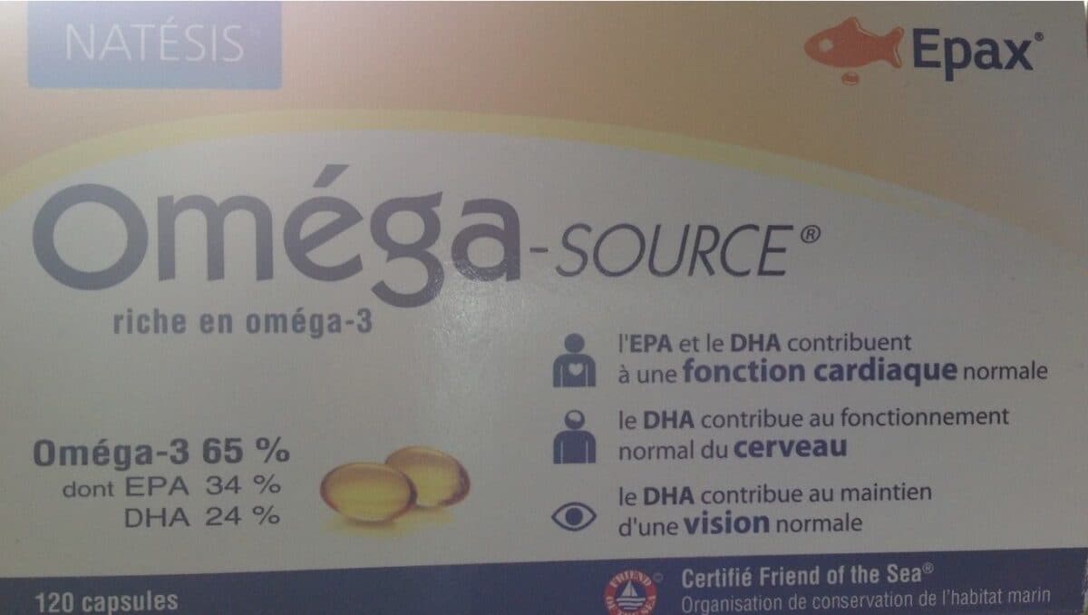 Open Food Facts Oméga Source - 120 Gélules - Natésis packshot