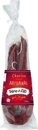 père 3 fils Chorizo courbe fort au piment packshot
