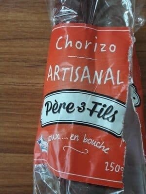 Père Et Fils Chorizo artisanal packshot