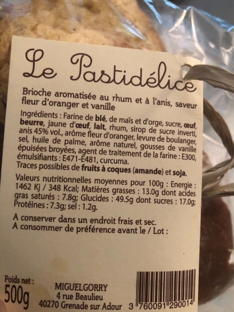 Open Food Facts Pastis landais packshot