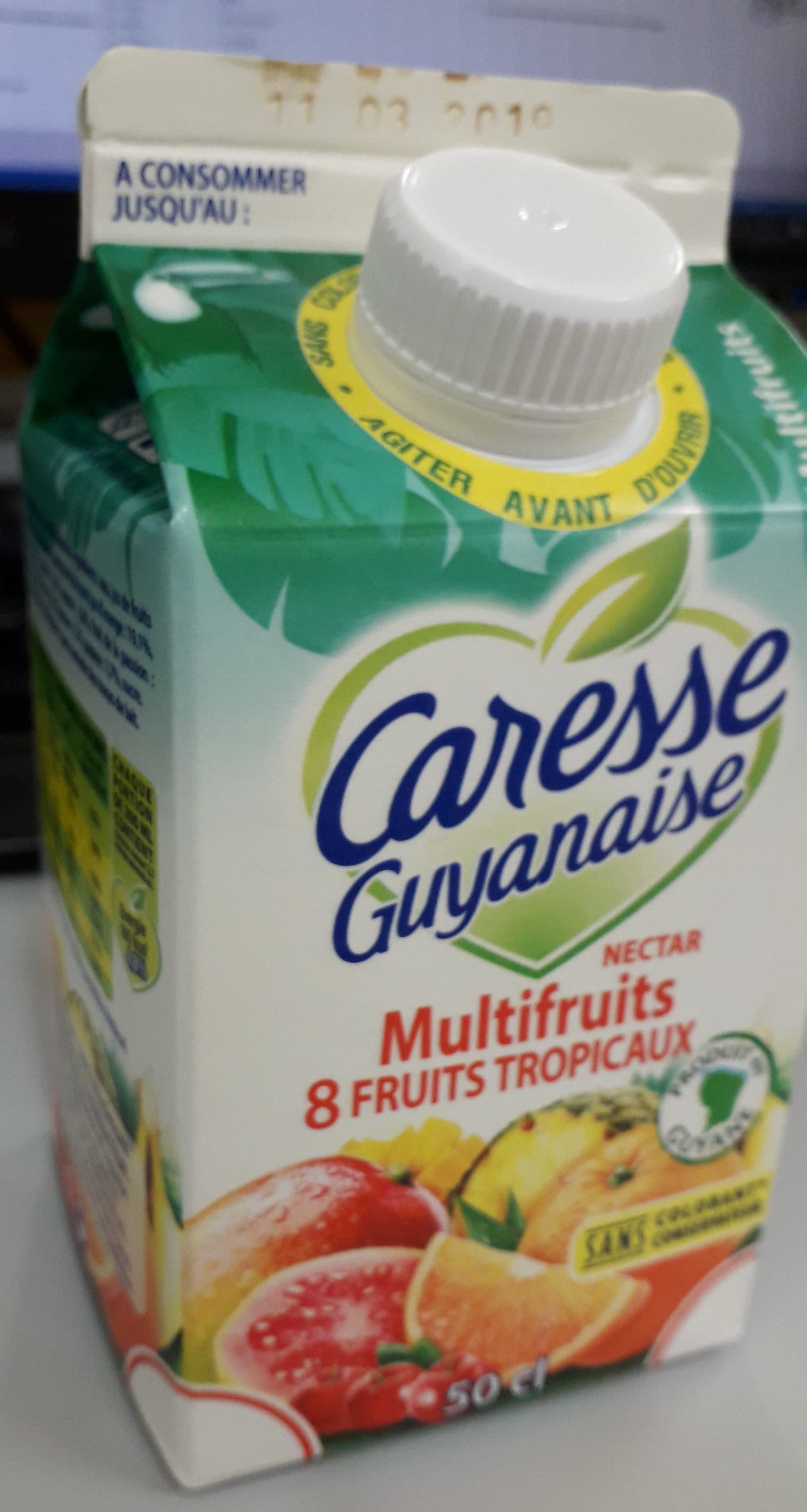 Caresse guyanaise nectar multifruits packshot