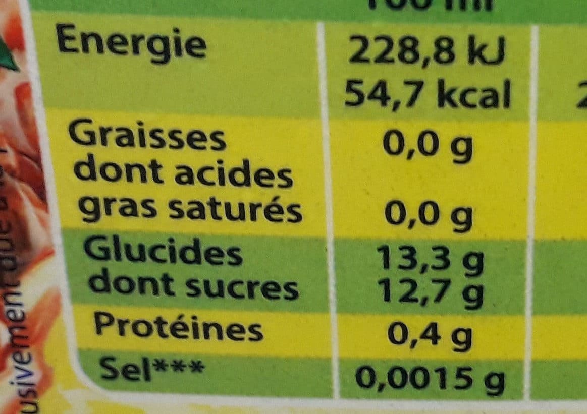 caresse guyanaise Nectar ananas packshot