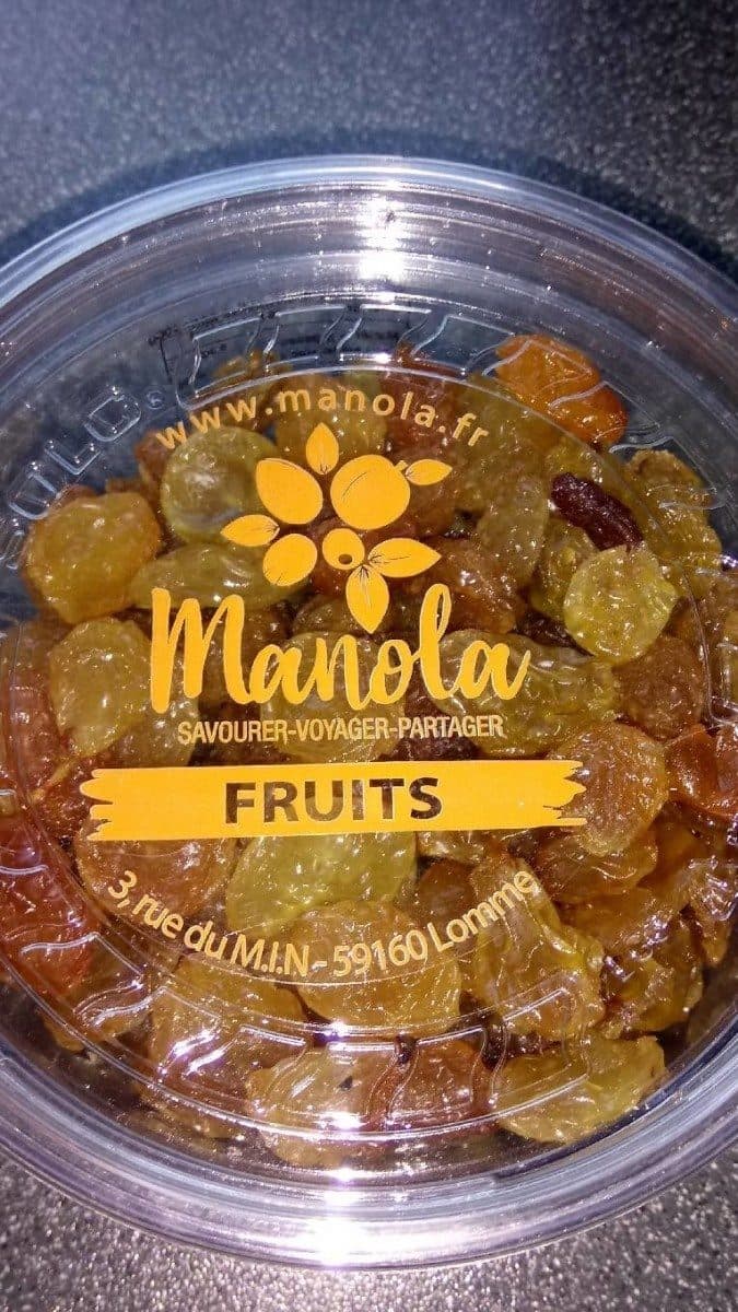 Manola Raisins secs chili blond packshot