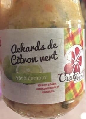 Creole Fac’ile Achards de citron vert packshot