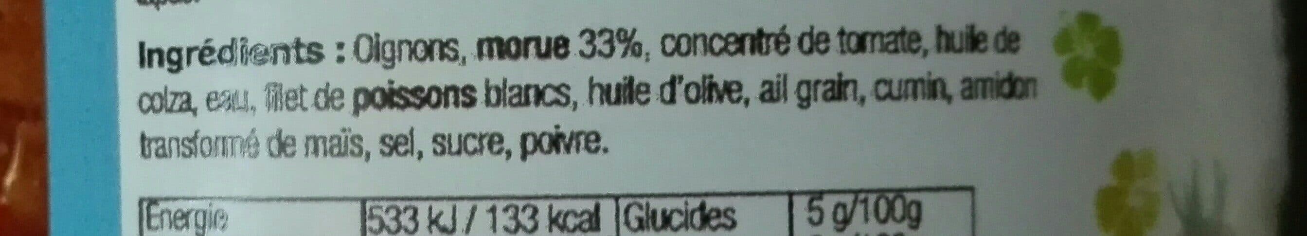 Créole Fac'île Rougail morue packshot