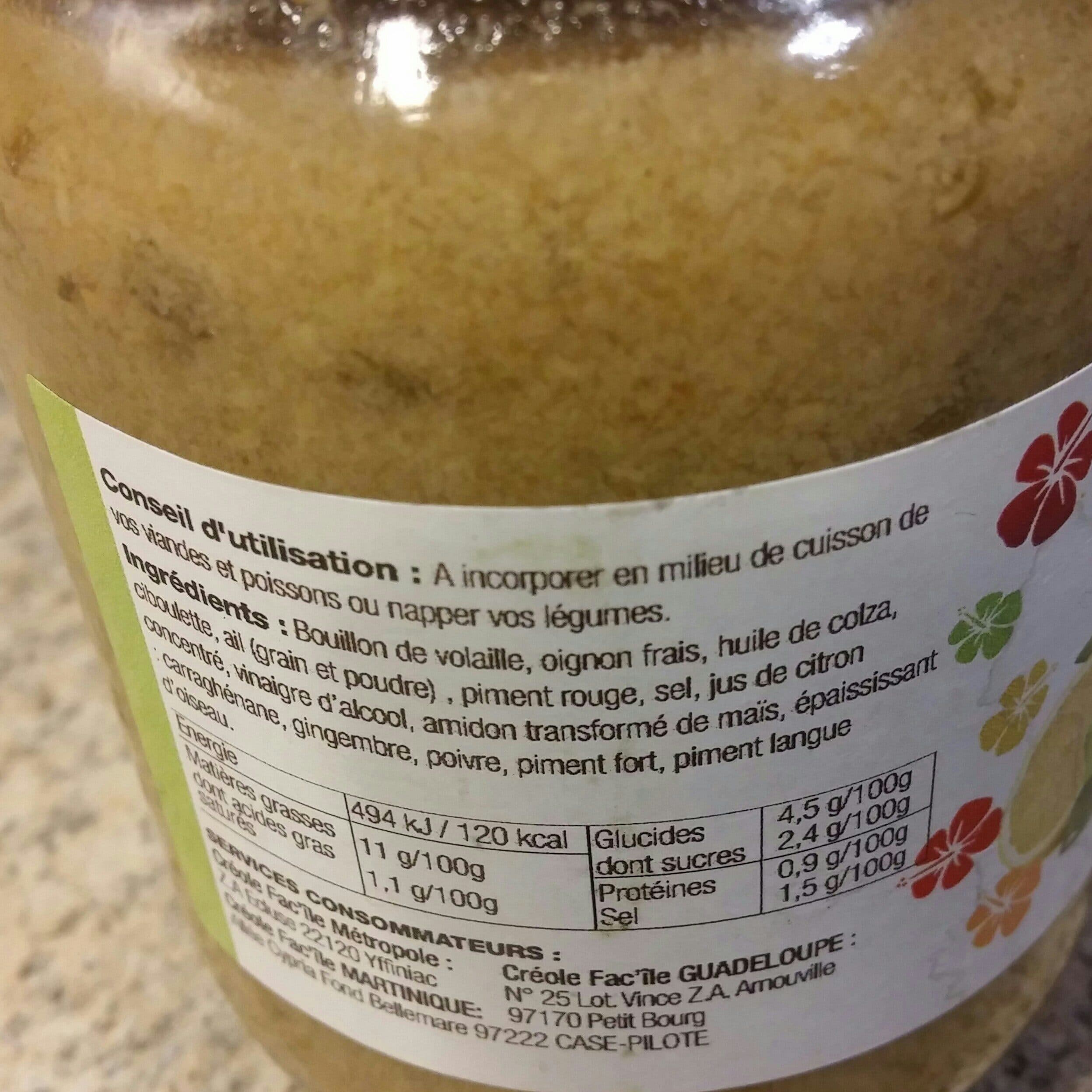 Creole Facile Sauce chien packshot