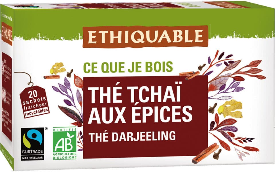 Ethiquable Thé Tchai packshot