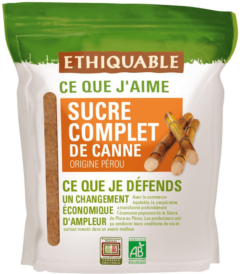 Ethiquable Sucre complet de canne packshot