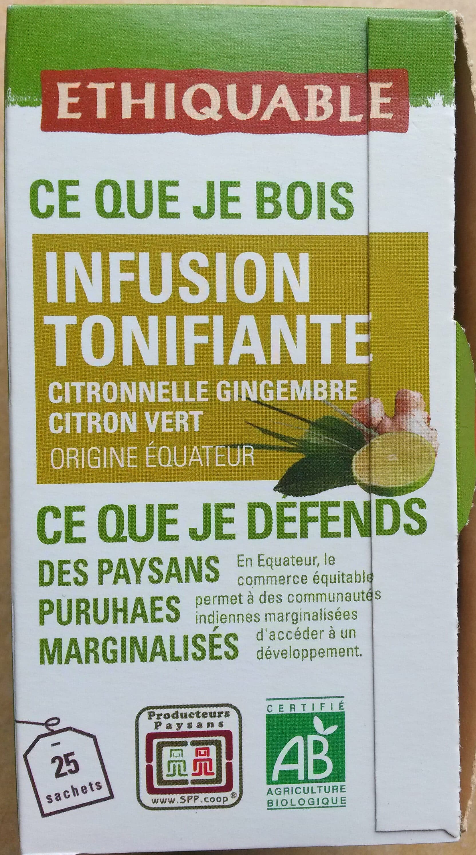 Ethiquable Ethiquable Infusion Riobamba 37.5G packshot