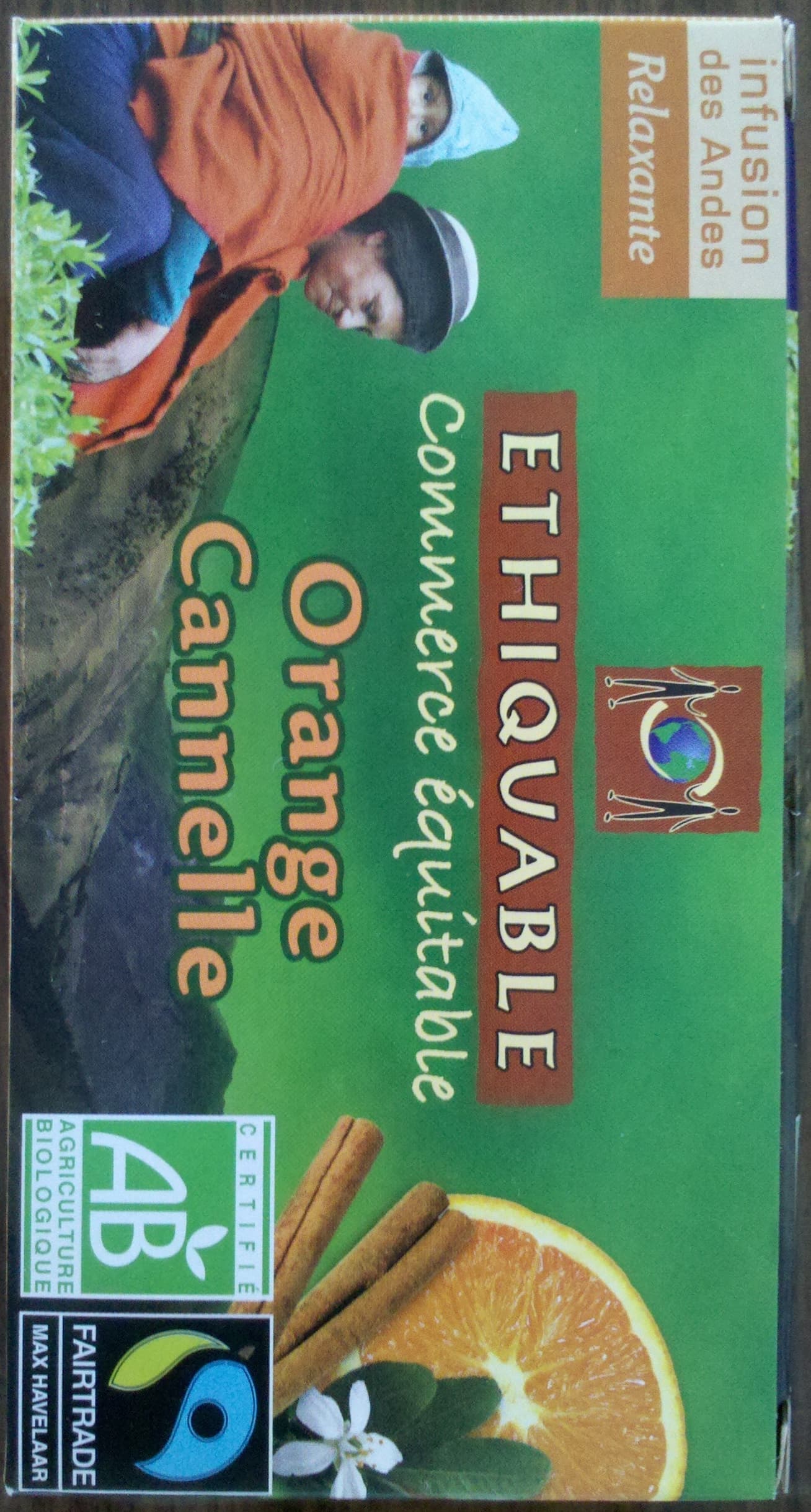 Ethiquable Orange Cannelle packshot
