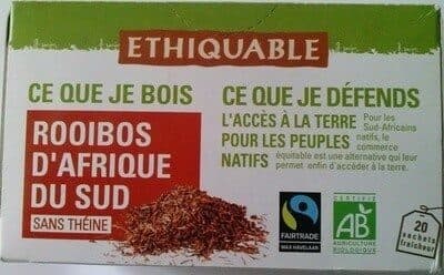 Ethiquable Rooibos d'Afrique du Sud packshot