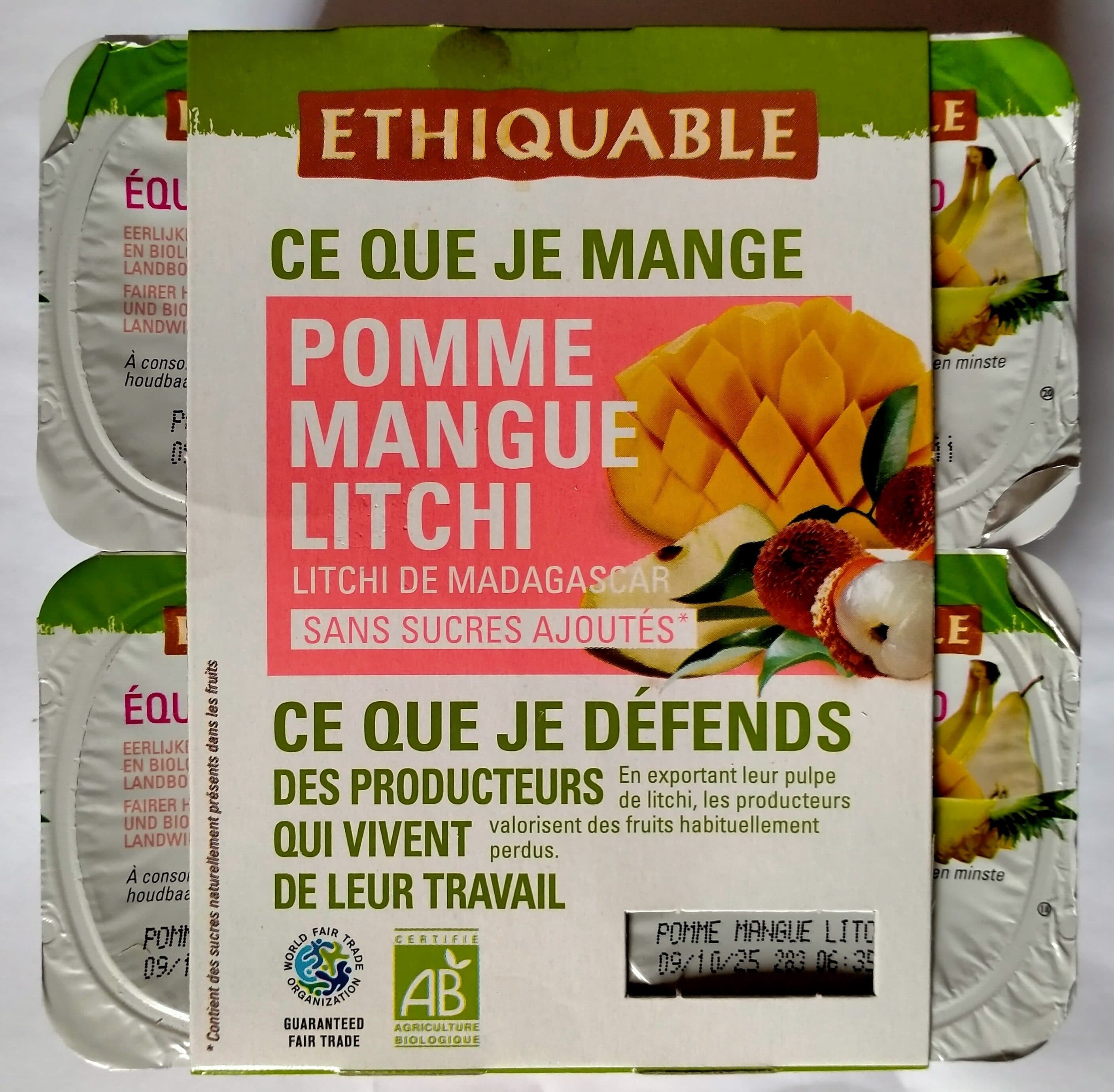 Ethiquable Mangue Litchi bio Ethiquable packshot