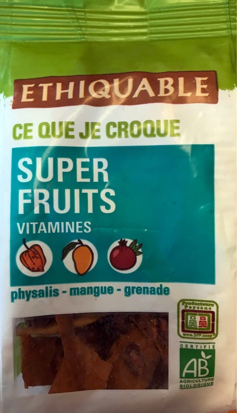 Ethiquable Super fruits vitamines packshot