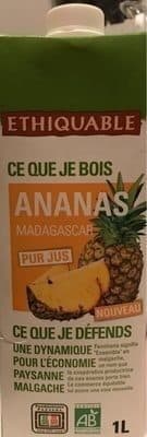 Ethiquable Ananas Pur Jus packshot