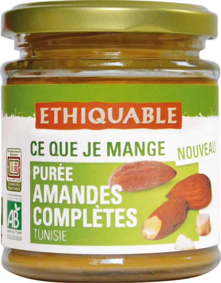 Ethiquable Purée d'Amande Complète Tunisie packshot